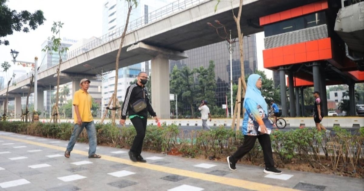 Pramono Anung Siapkan Perbaikan Jalur Pedestrian agar Jakarta Lebih Ramah bagi Pejalan Kaki (Foto: Pedestrian/Berita Jakarta)