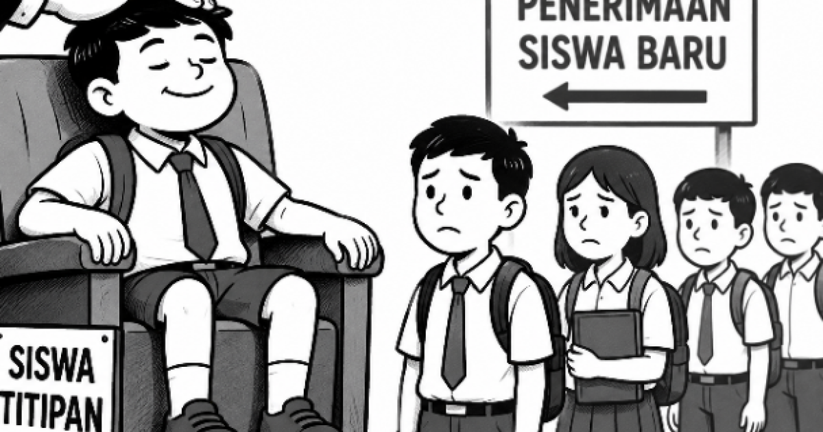 Ilustrasi siswa titipan. Foto: Ist.