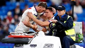 Melbourne's injury crisis deepened as Warbrick sustained a season-ending injury in the first half. (Getty Images: Brendon Thorne)