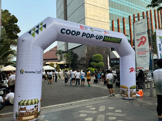 Semarak Pagi di Rasuna Said: Gen Coop RUN 2026 Satukan Generasi Muda dan Koperasi Digital