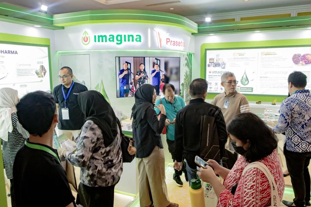 Salah satu solusi yang diperkenalkan di ajang INAMARINE 2026 adalah Imagina, aditif biodiesel berbasis minyak atsiri. / Istimewa.