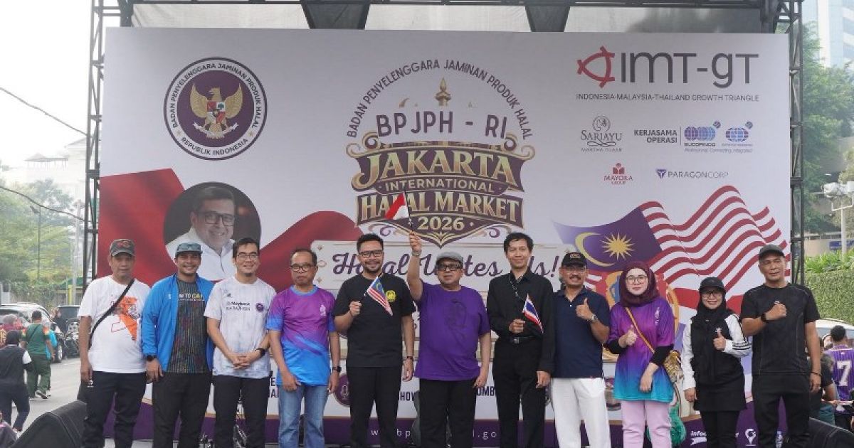 BPJPH menggelar Jakarta International Halal Market 2026 sebagai bagian dari rangkaian IMT-GT Regional Halal Forum 2026 dan mendukung Wajib Halal. foto: BPJPH