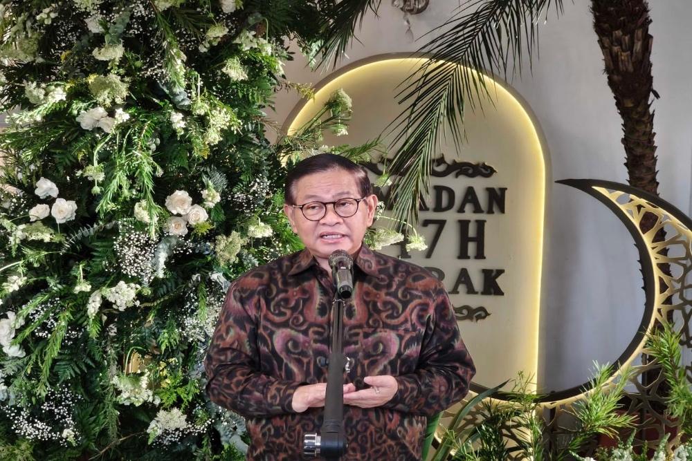 Gubernur DKI Jakarta, Pramono Anung Usai acara Intimate Dialogue 