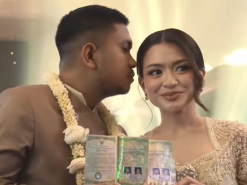 Rizky Billar Ingatkan Nathalie Holscher-Aripat Saling Kuat Jalani Pernikahan. (Foto: Channel YouTube Nathalie Holscher)
