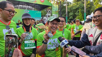 Ribuan Pelari Ramaikan PKB Run GBK, Cak Imin Harap Inisiatif Sehat Meluas ke Daerah