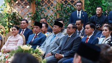 Bersanding di Pelaminan: Momen Langka Prabowo dan Jokowi Hadiri Pernikahan Putra Bos Grup Adaro