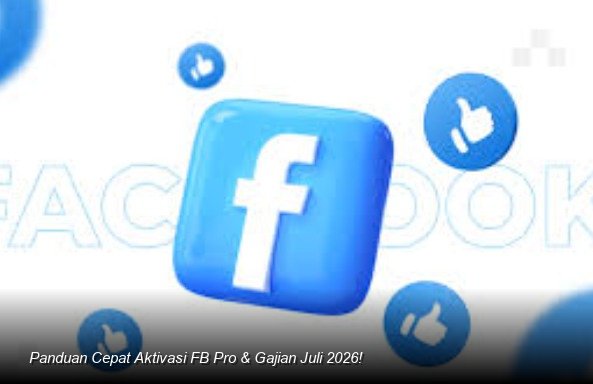 Ilustrasi tampilan notifikasi pendapatan di layar smartphone yang menampilkan grafik pertumbuhan *followers* pada profil *Facebook Professional Mode*.