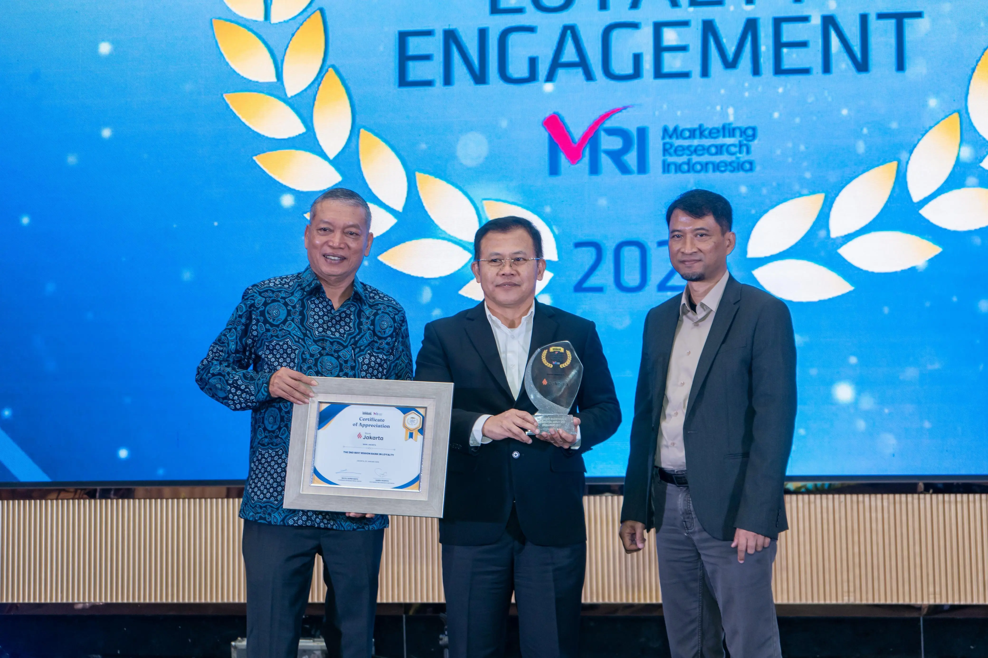 Bank Jakarta Sabet Golden Champion Satisfaction, Loyalty & Engagement di Penghargaan Infobank 2026