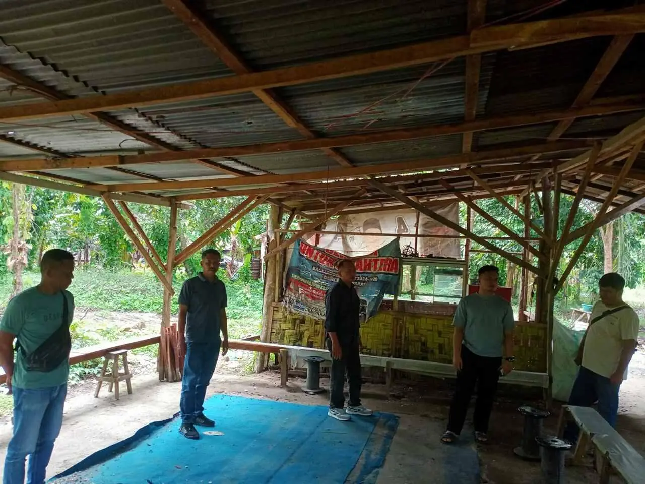 Respon Berita Media Online, Polsek Binjai Barat Cek TKP Lokasi Judi dan Sabung Ayam