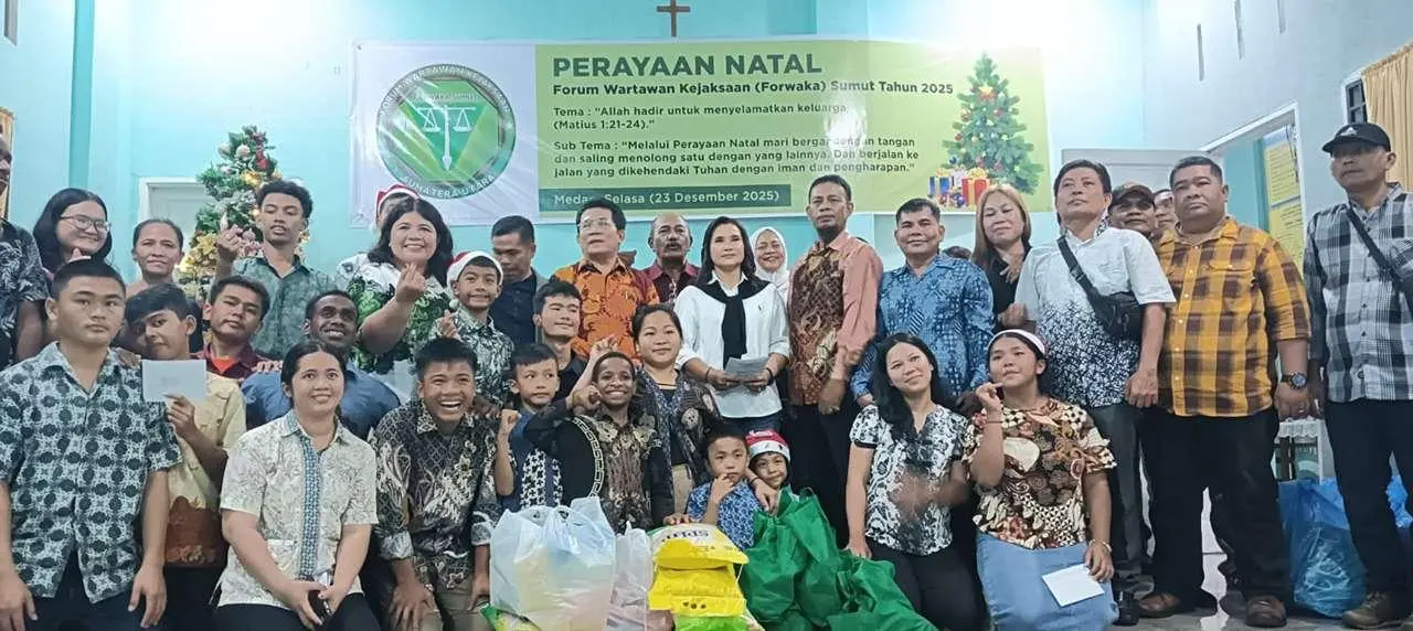 Kejati Sumut Dukung Prayaan Natal Forwaka Sumut