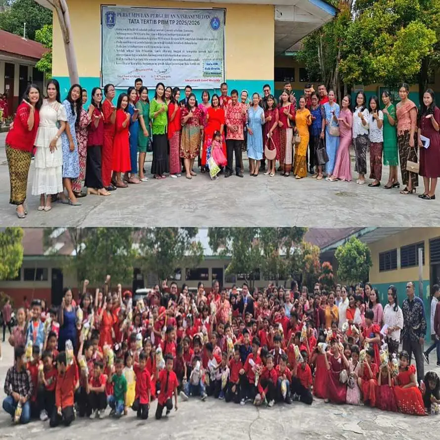 Perguruan Nasrani 2 Kompleks Sehati Medan Gelar Natal Gabungan Penuh Sukacita dan Khidmat