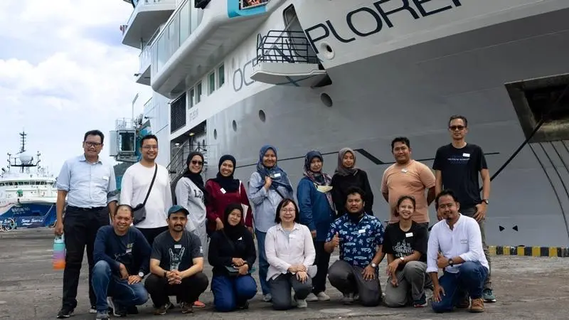 OceanX dan BRIN Memulai Ekspedisi Penelitian Gunung Laut di Sulawesi untuk Perkuat Sains Kelautan Indonesia