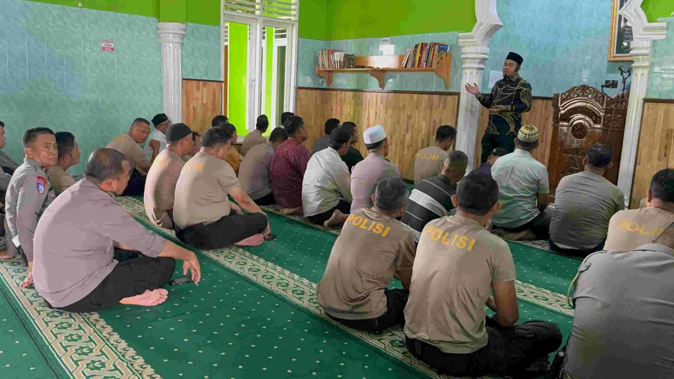 Kapolres Binjai Beserta Personil Laksanakan Sholat Ghaib