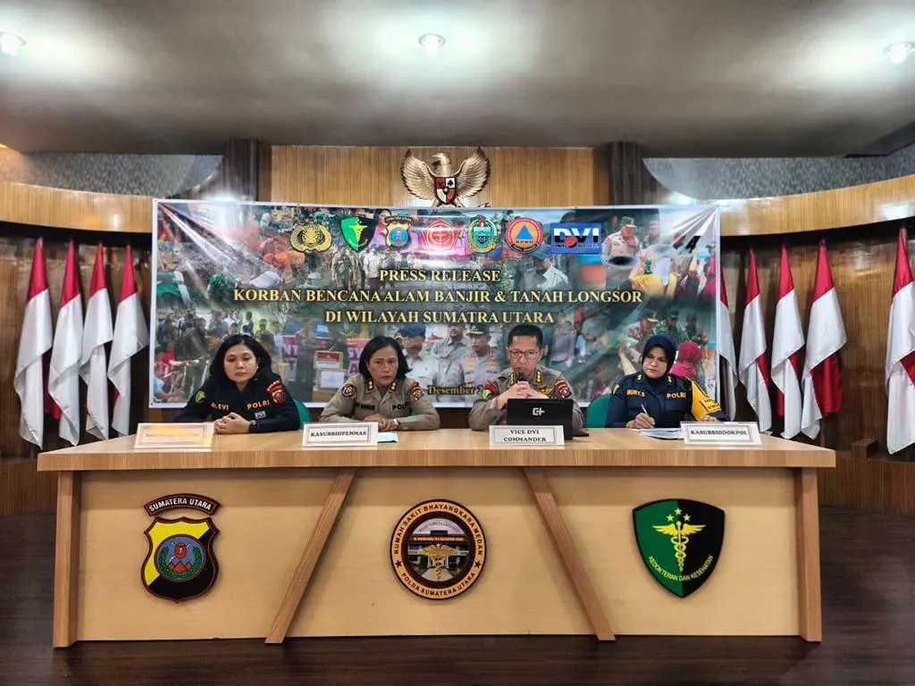 Tim DVI Polda Sumut Berhasil Identifikasi 290 Korban di Sumatera Utara, Operasi Dilanjutkan Hingga Akhir