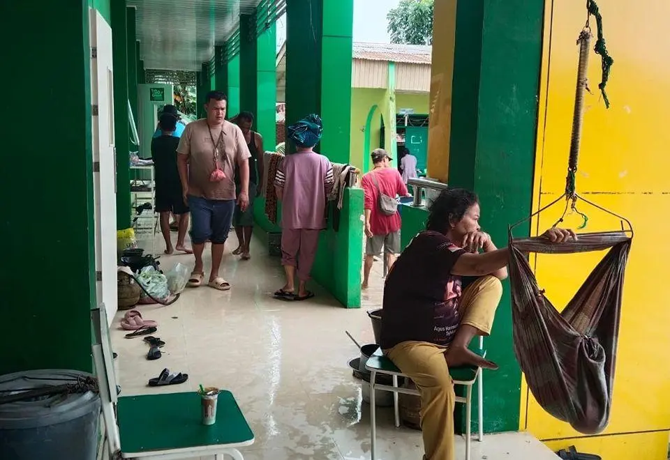MTsN 1 Langkat Jadi Lokasi Evakuasi Korban Banjir