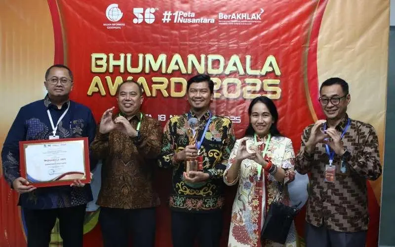 Kementerian Kehutanan Raih Penghargaan Bhumandala Ariti 2025 untuk Inovasi Informasi Geospasial TAPAL21