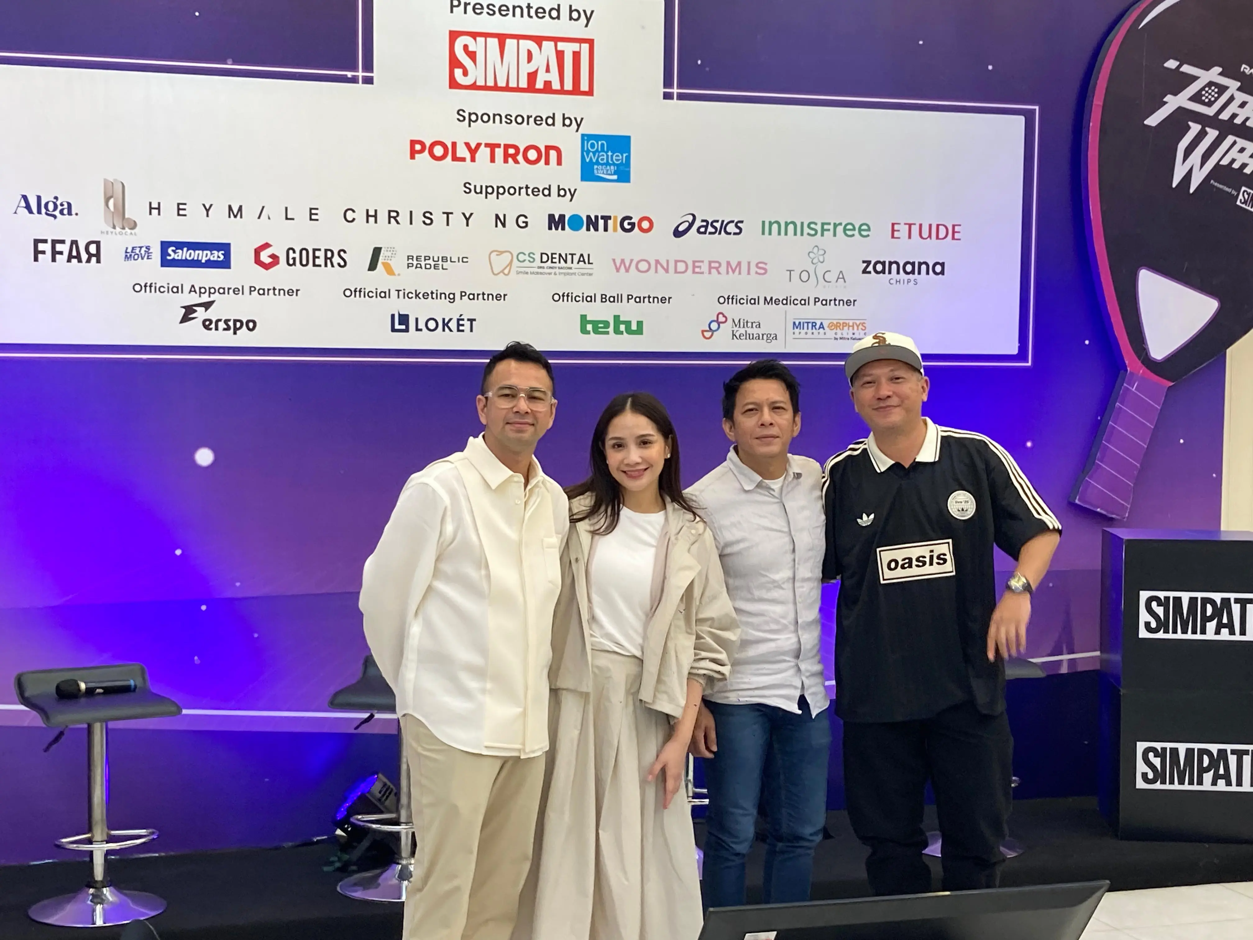 Raffi Ahmad Gandeng Legenda Sepakbola Italia di Padel Wars, Ajang Sportainment Paling Hype Akhir Tahun