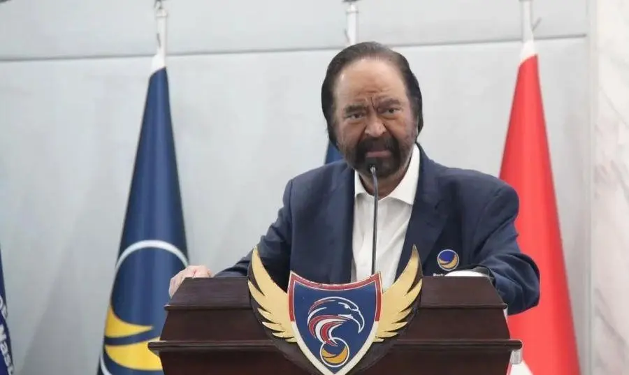 Sahroni dan Nafa Dinonaktifkan MKD, Ini Respons Dingin Surya Paloh