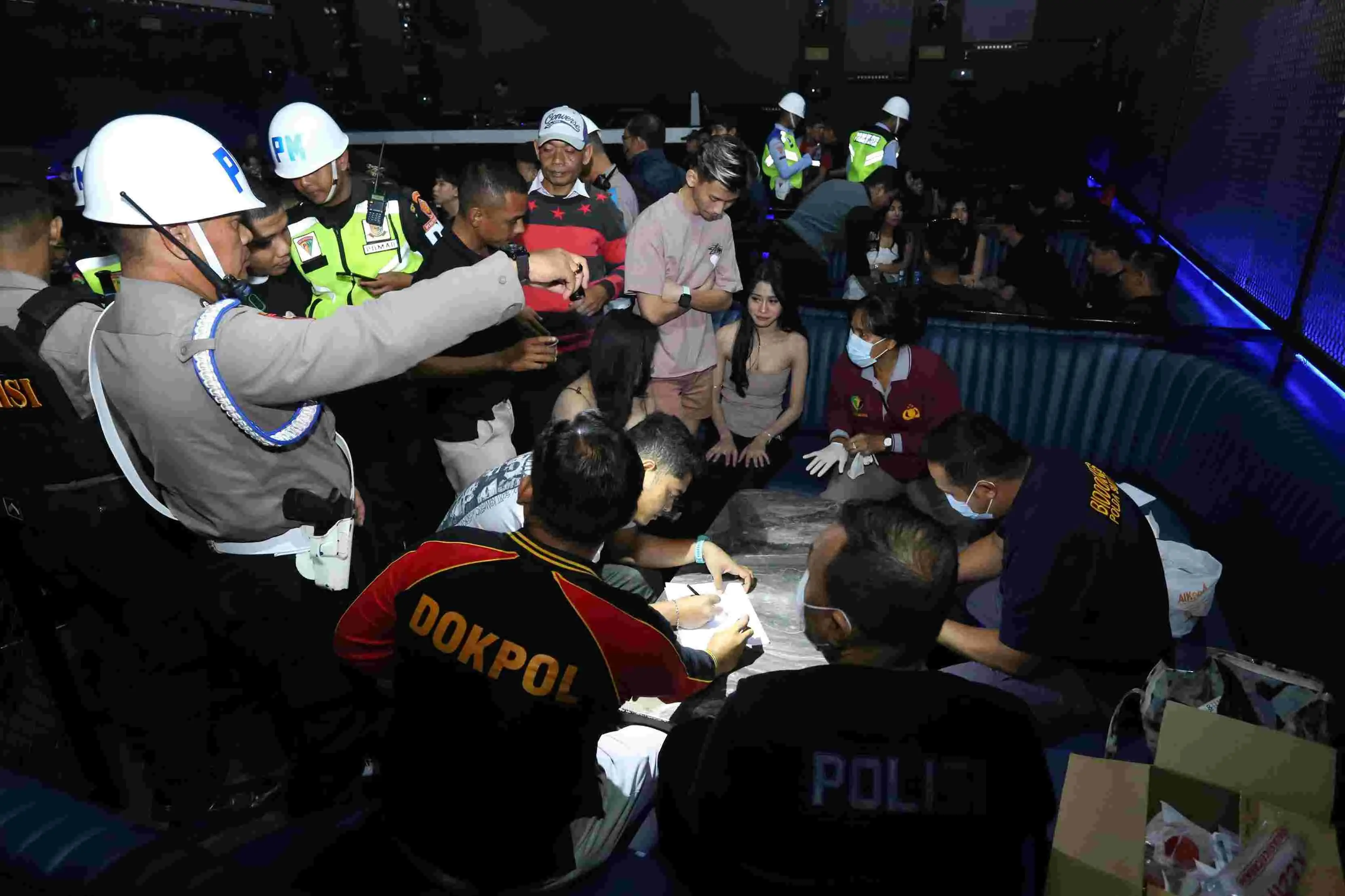 Polda Sumut dan TNI Terus Gencarkan Razia THM, Tiga Pengunjung Golden Tiger Positif Narkoba