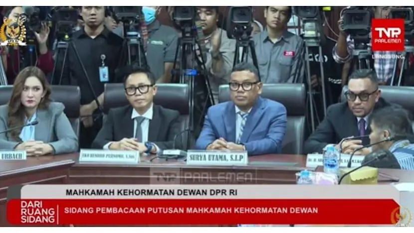 Drama Etik Anggota Dewan Usai: 3 Anggota DPR RI Lesu, Uya Kuya Dipulihkan
