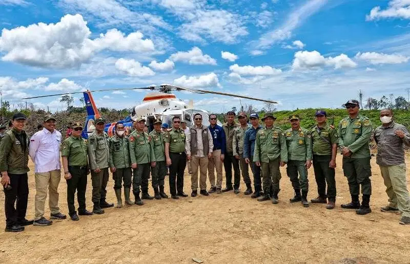 Tegaskan Komitmen Pemerintah Selamatkan Habitat Gajah Sumatera, Wamenhut Tinjau Koridor Gajah Seblat Bengkulu