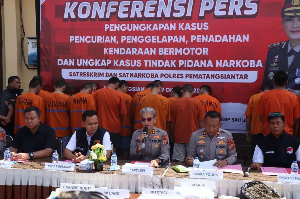 Polres Pematangsiantar Rilis Berbagai Pengungkapan Kasus Kejahatan dalam Operasi Kancil