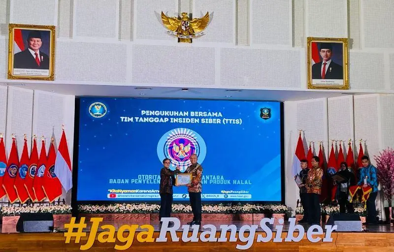 BSSN Kukuhkan Tim Tanggap Insiden Siber BPJPH Demi Perkuat Fondasi Keamanan Data dan Layanan Halal Nasional