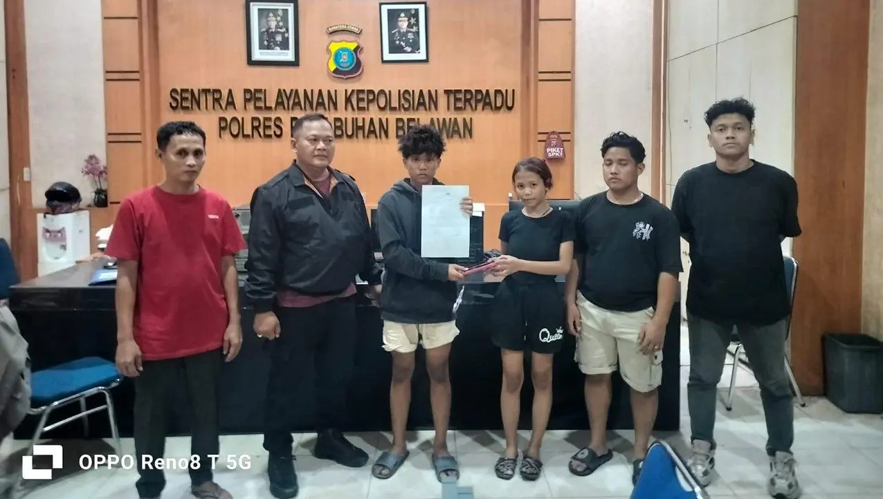 Personil Dit Pamobvit Polda Sumut, Sigap Tangkap Pelaku Pencurian HP di Martubung