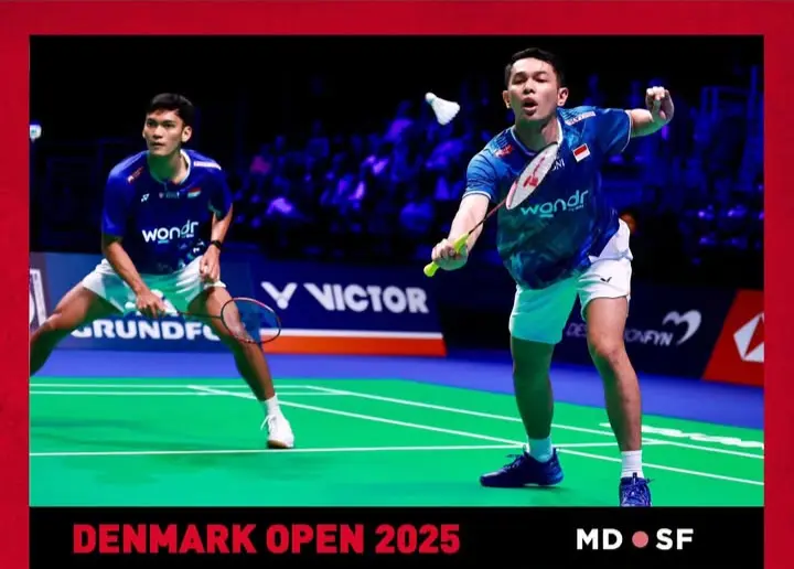 LUAR BIASA! Diambang Juara Denmark Open 2025 Fajar Alfian-Shohibul Fikri Bakal Melesat di Ranking BWF