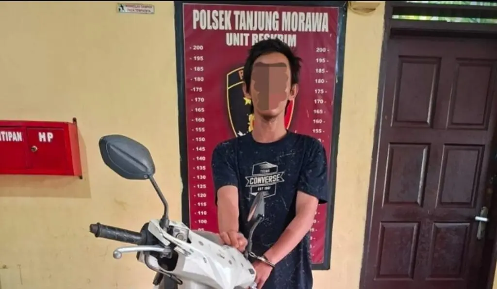 Polsek Tanjung Morawa Ringkus Pelaku Curanmor, Barang Bukti Diamankan