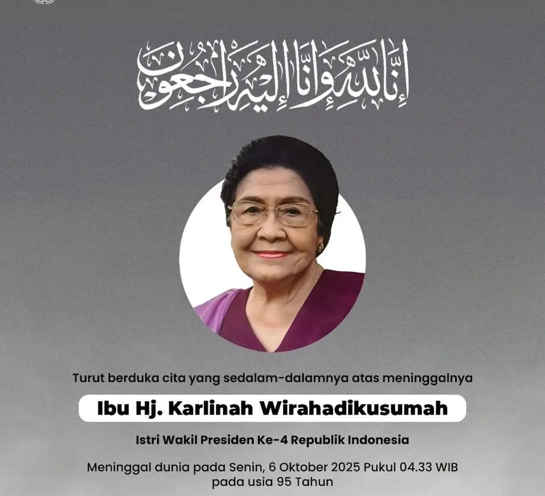 Kabar Duka! Pelita yang Padam: Warisan Karlinah Umar Wirahadikusumah, Sang Istri Patriotik di Balik Sejarah Bangsa