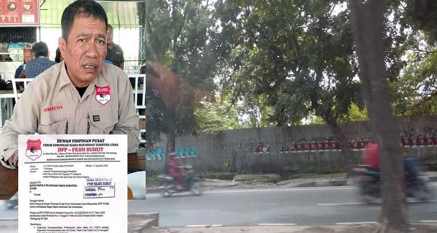 LSM Sumut Minta Kajati Sumut Periksa Beralihnya 13,5 Hektar Lahan Senilai 1,35 Triliun