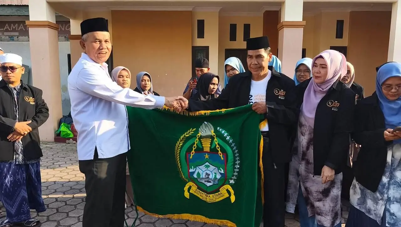 Plt. Kabag TU Lepas Kontingen Sumut Menuju MQKI 2025 