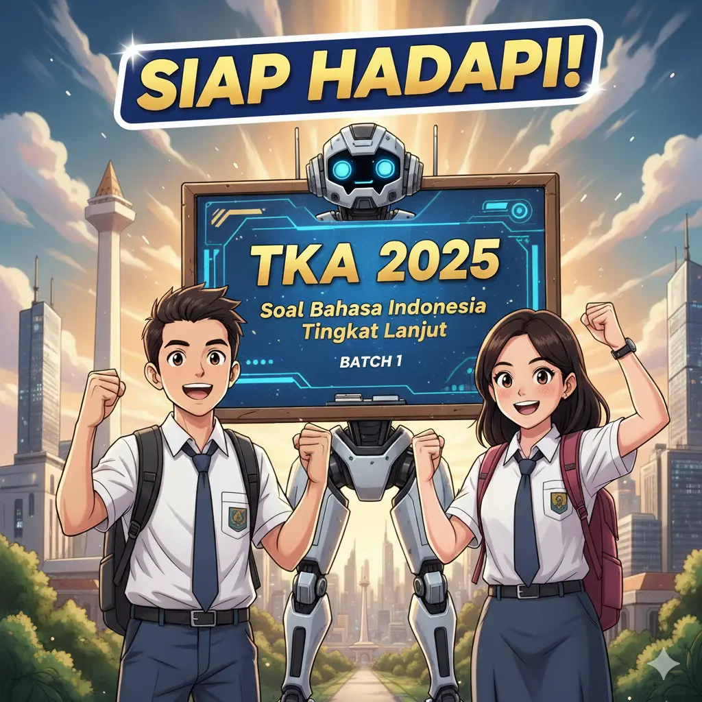 Siap Hadapi TKA 2025! Berikut Kumpulan Soal Bahasa Indonesia Tingkat Lanjut Batch1