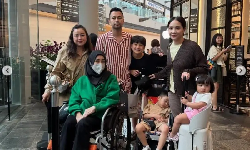 Raffi Ahmad Ungkap Mama Amy Sudah Keluar dari Rumah Sakit tapi Masih Harus Jalani Terapi
