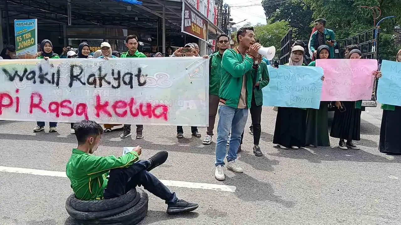 Polres Binjai Kawal Aksi Unjuk Rasa Berjalan Aman dan Kondusif 