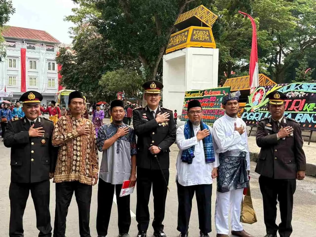 Eks Napiter Turut Dalam Upacara HUT RI KE 80 thn 2025