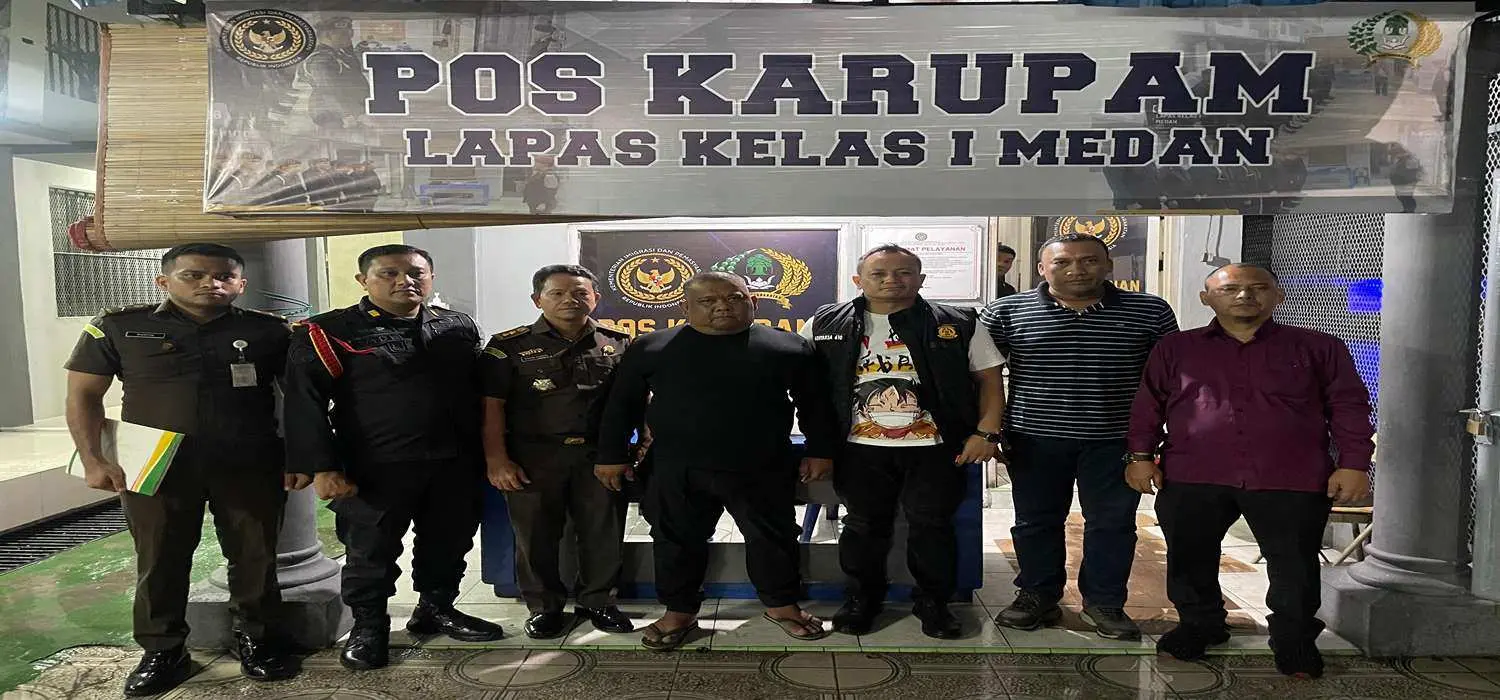 Divonis 1 Tahun 4 Bulan, Kejari Binjai Eksekusi Samsul Tarigan