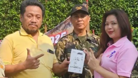 Ketua IKPPI Bertemu Penulis AJ Susmana di Peringatan Hari Veteran Nasional