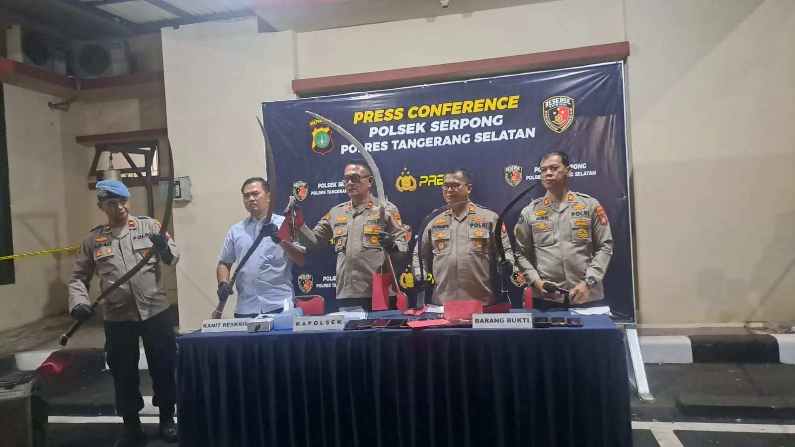 Aksi Tawuran Gagal, Polisi Amankan 54 Remaja di Tangsel