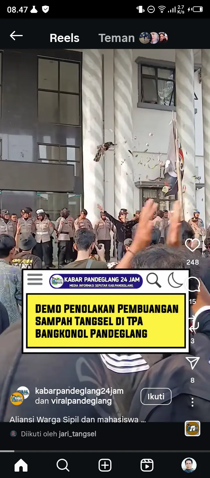 Warga Bangkonol Pandeglang Tolak Impor Sampah dari Tangsel
