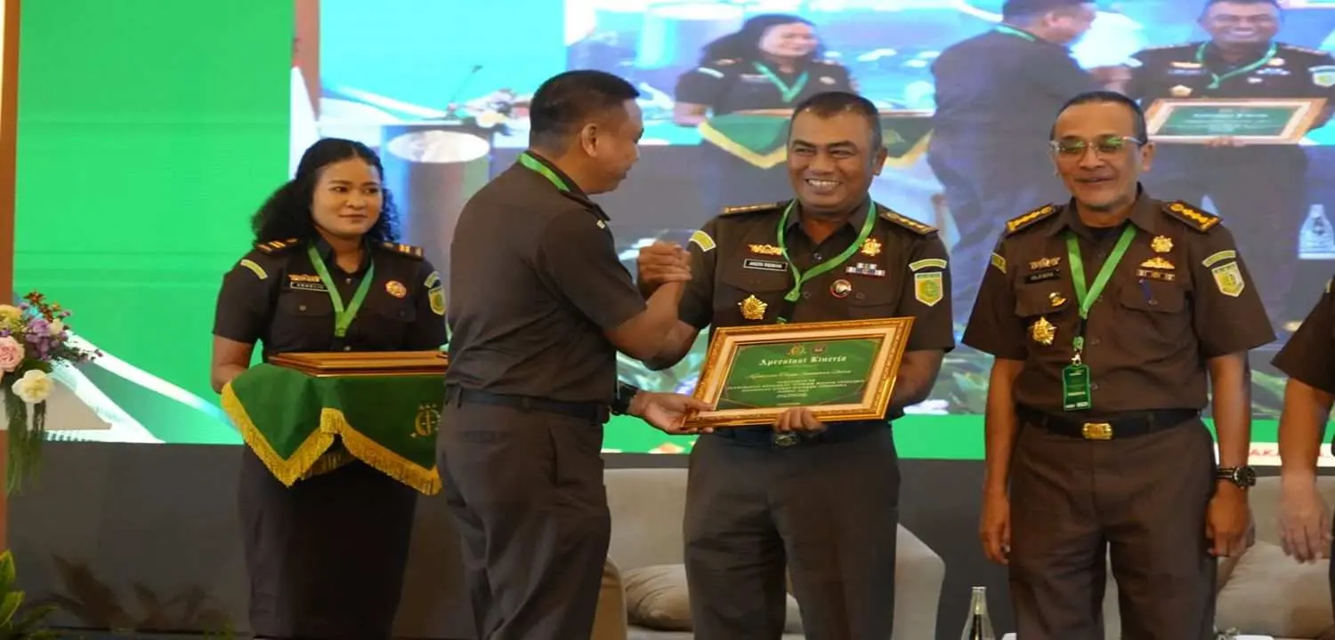 Bidang Intelijen Kejati Sumatera Utara Raih Penghargaan Dari Jaksa Agung Republik Indonesia