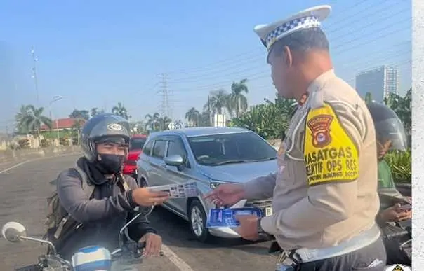 Operasi Patuh Jaya 2025 di Tangsel: Remaja Dominasi Pelanggaran Lalu Lintas  ‎