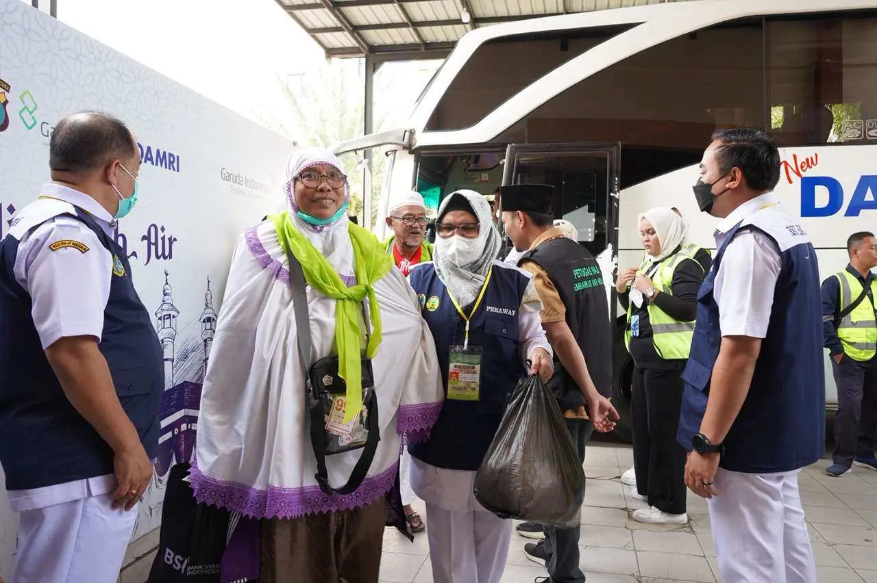 6.806 Jemaah Haji Sumut Sudah Kembali ke Tanah Air