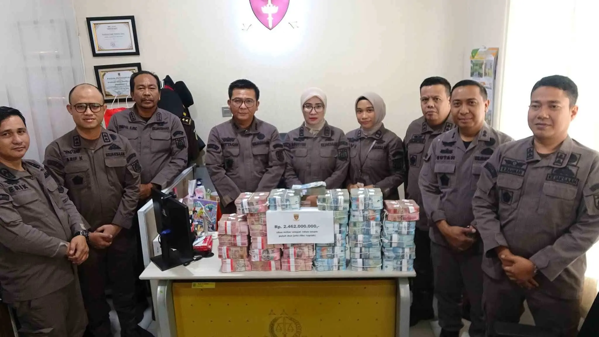 Kejati Sumut Terima Penitipan Uang Kerugian Negara Rp2,4 Miliar Lebih 