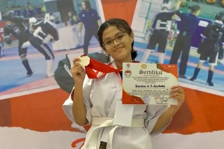 Bukan Cuma Cantik, Ini Sosok Karmen Anastasya, Atlet Muay Thai Pengganti Merince Kogoya di Miss Indonesia 2025