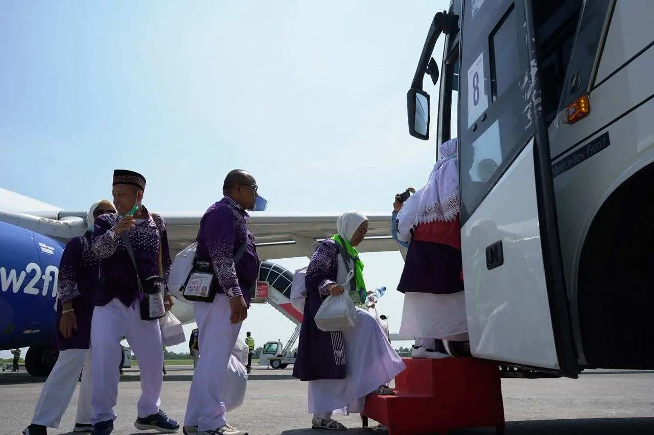3.943 Jemaah Haji Sumut Sudah Kembali ke Tanah Air