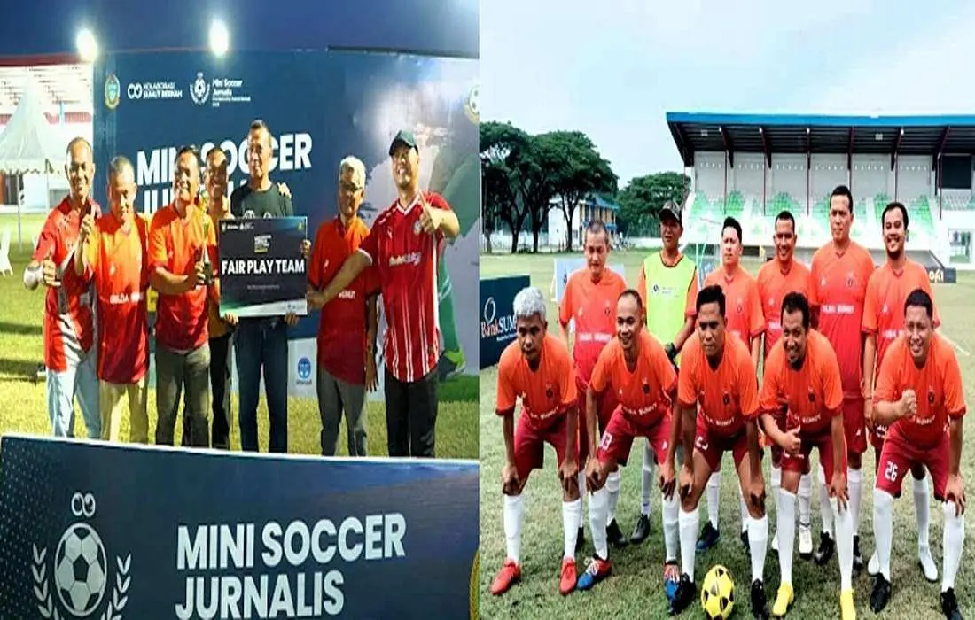 Mini Soccer Jurnalis Championship, Tim Wartawan Polda Sumut Raih Juara Fair Play Team