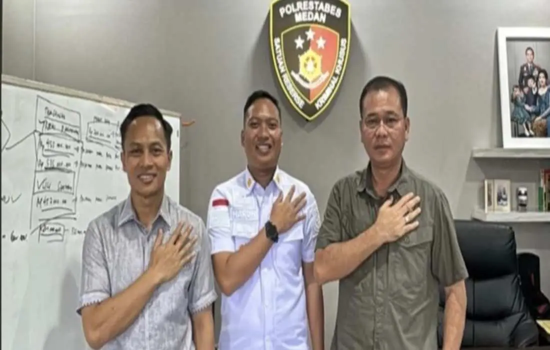 Ka.Kpr Rutan Kelas I Medan Audiensi Dengan APH Polsek Helvetia