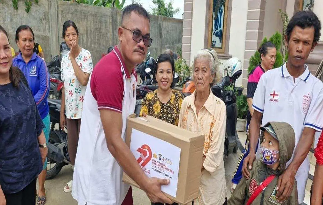 Sambut HUT Bhayangkara ke-79, Polresta Deli Serdang Gelar Bhakti Religi di Tempat Ibadah 